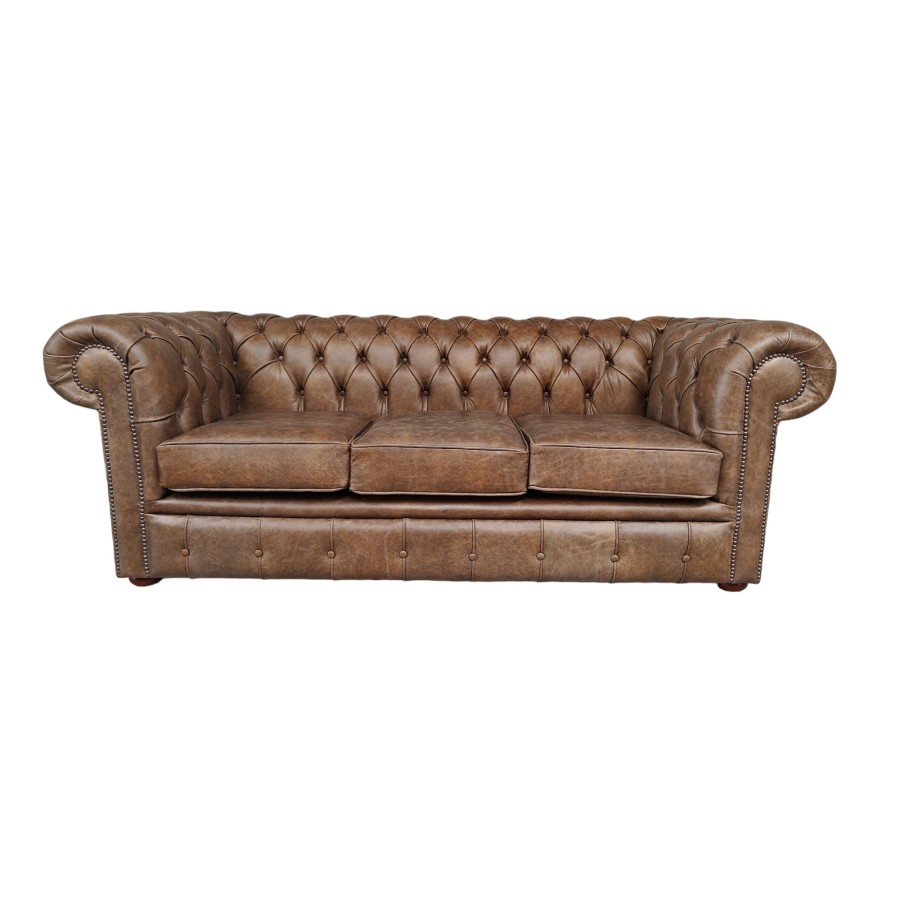 Vintage Leather Classic 3 Seater Sofa